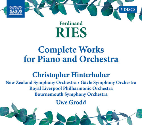 Ries / Hinterhuber / Bournemou - Complete Works For Piano - Music CD