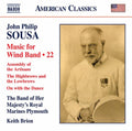 Sousa / Carter / Brion - Music For Wind Band 22 - Music CD