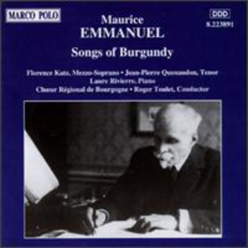 Emmanuel / Toulet - Songs Of Burgundy - Music CD