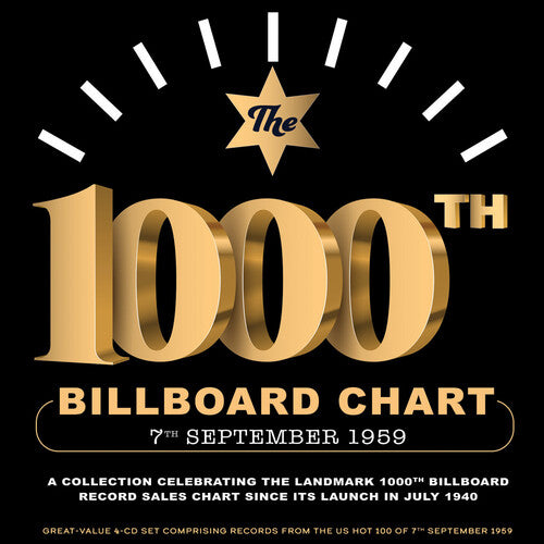 1000th Billboard Chart 7th September 1959 / Var - 1000th Billboard Chart 7th September 1959 / Var - Music CD