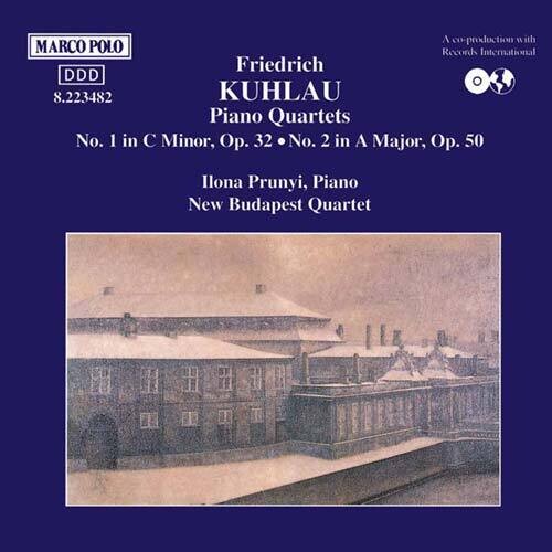 Kuhlau / Prunyi / New Budapest Quartet - Piano Quartets 1 & 2 - Music CD