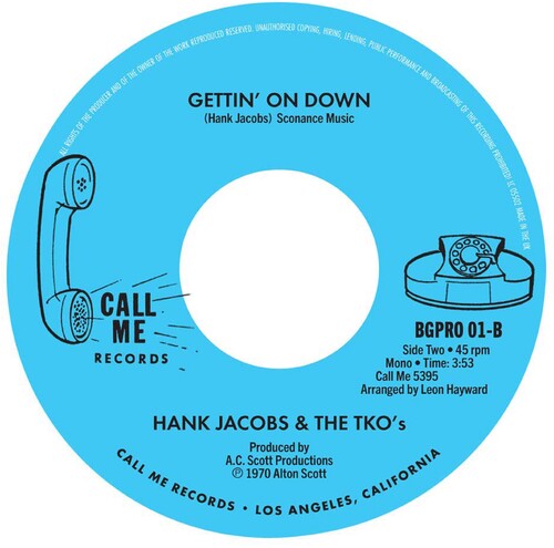 Jacobs,hank / Malone,don / Tko's - World Needs Changin / Gettin On Down - Vinyl Record