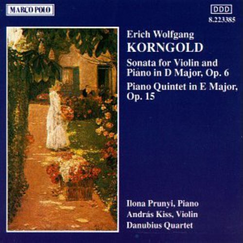 Korngold / Prunyi / Kiss / Danubius Quartet - Violin Sonata - Music CD