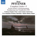 Pfitzner / Schenker-primus / Simon - Complete Lieder 5 - Music CD