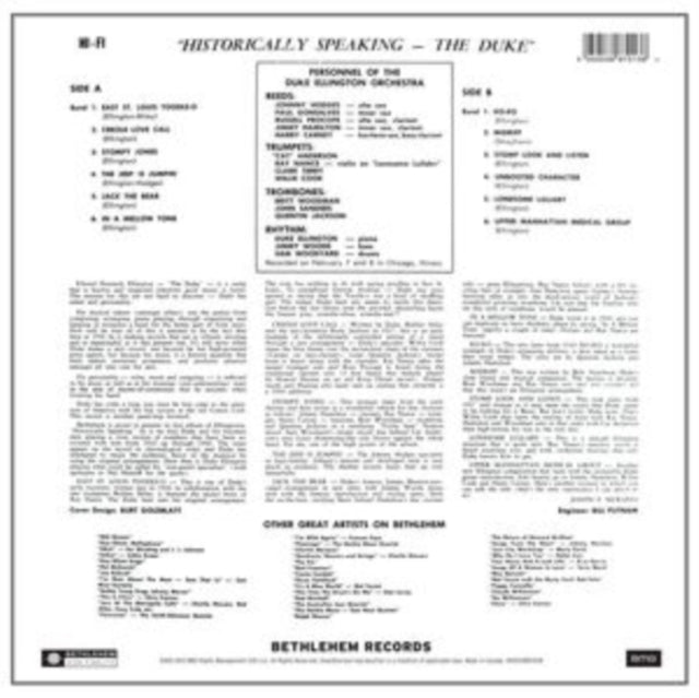 Historically Speaking - The Duke & Money Jungle (Blue Note Tone Poet Series)