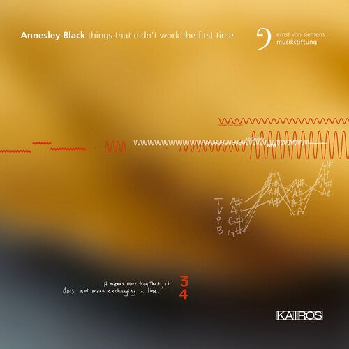 Annesley Black: Things That Didn't Work / Various - Annesley Black: Things That Didn't Work / Various - Music CD