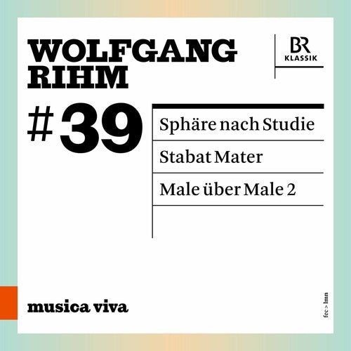 Rihm / Gerhaher / Dodds - Sphaere Nach Studie - Music CD