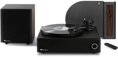 Victrola Vpms1esp T1 Bt Record Player Bkshlf Spkrs - Victrola Vpms1esp T1 Bt Record Player Bkshlf Spkrs - Turntable
