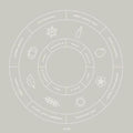 Lightning In A Twilight Hour - Circling Of The Seasons (white) - Vinyl Record
