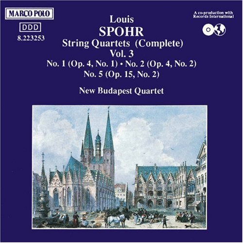 Spohr / New Budapest Quartet - Complete String Quartets 3 - Music CD