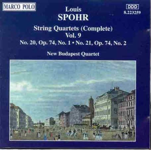 Spohr / New Budapest Quartet - String Quartets 20 & 21 - Music CD