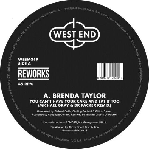 Taylor,brenda - You Can't Have Your Cake & Eat It Too (michael - Vinyl Record