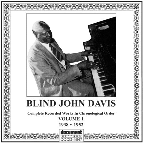 Davis,john Blind - Complete Recorded Works Vol. 1 (1938-1952) - Music CD