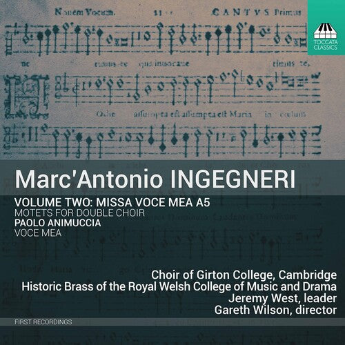 Ingegneri / Cambridge Choir Of Girton College - Missa Voce Mea A5 2 - Music CD