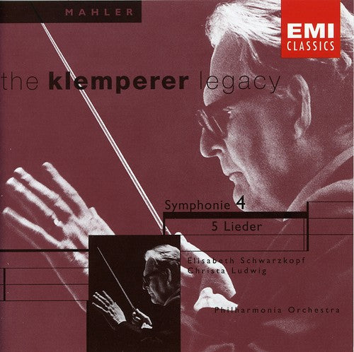 Mahler / Schwarzkopf / Ludwig / Klemperer - Symphony 4 / Lieder - Music CD