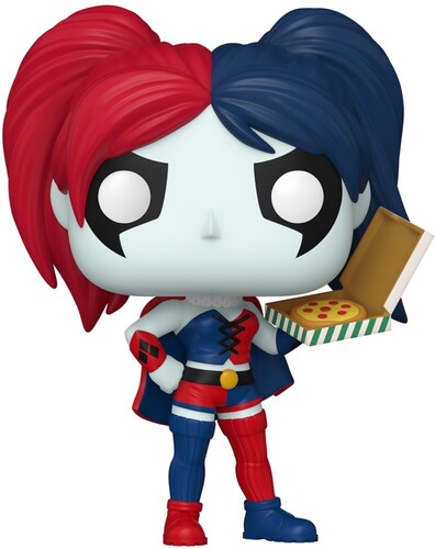 Funko Pop! Heroes: - Dc- Harley W/ Pizza - Collectibles