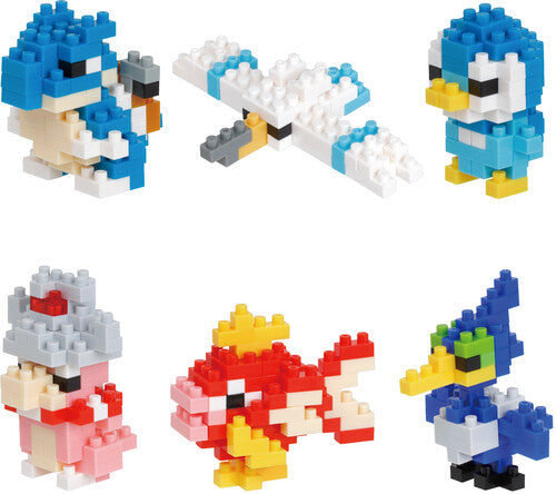 Nanoblock - Pokemon Type Water Set 1, Mininano Series - Collectibles