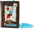 Loungefly Disney: - Classic Books Pinocchio Convertible Cross Body Bag - Special Products