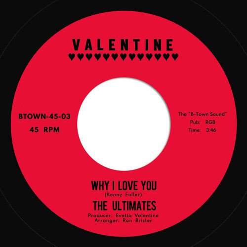 Ultimates - Why I Love You B/w Gotta Get Out - Vinyl Record