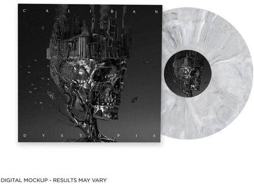 Caliban - Dystopia (White-Black Marbled)