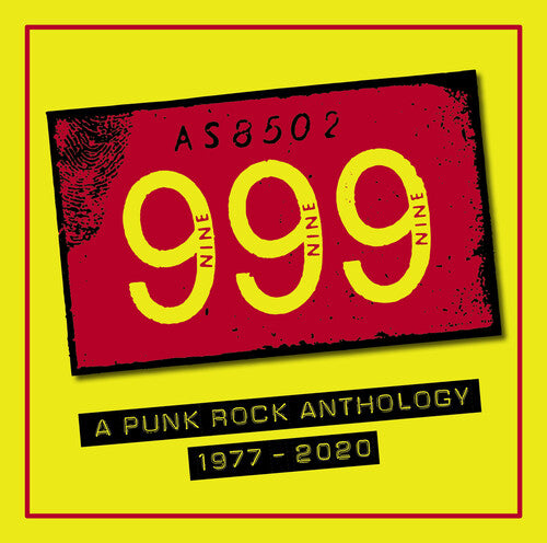 999 - Punk Rock Anthology 1977-2020 - Music CD