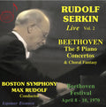 Beethoven / Serkin / Boston Symphony - Rudolf Serkin Live 2 - Music CD