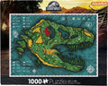 Jurassic World Map 1000 Pc Puzzle - Jurassic World Map 1000 Pc Puzzle - Games