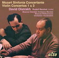 Oistrakh,david - Mozart: Sinfonia Concertante K. 364; Violin Cons 1 - Music CD