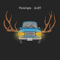 Penelope Scott - Hazards - White & Black A-Side/B-Side (Blk) [Colored Vinyl]