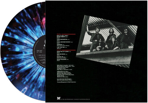 Axe - Offering - Red & Blue Splatter Vinyl Record