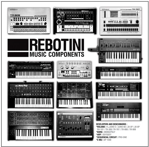 Rebotini,arnaud - Music Components - White & Black - Vinyl Record