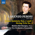 Perosi / Bevilacqua / Roma Tre Orchestra Ensemble - Piano Quintets 1 & 2 - Music CD
