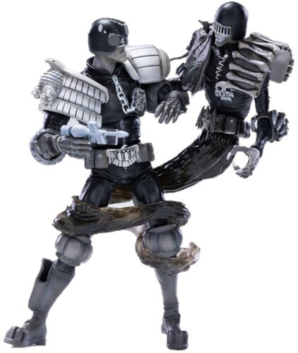 Hiya Toys - Sdcc 2022 Judge Dredd Vs Death Black & White Px 1/ - Collectibles