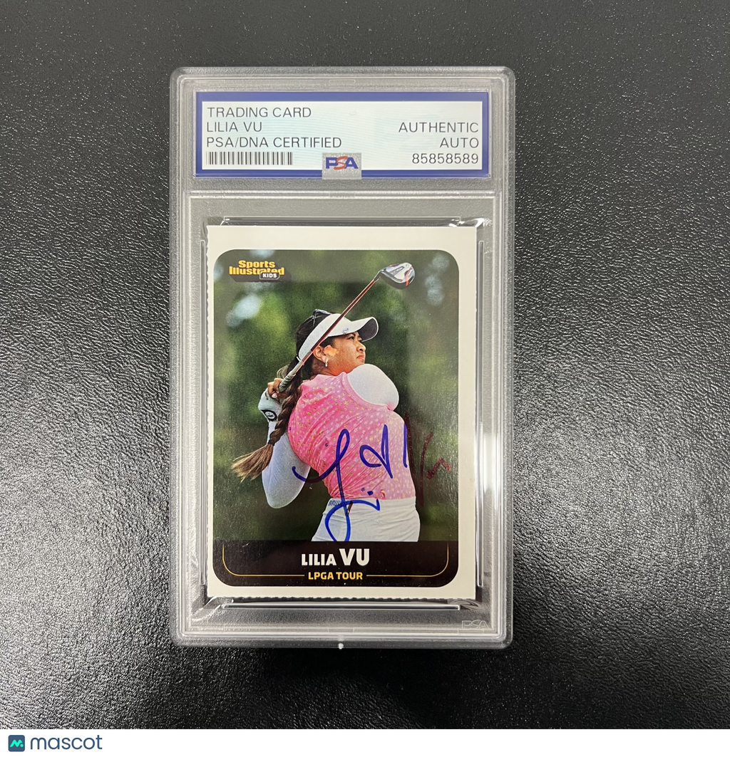 Sports Illustrated Kids#1072 Highest Pop Lilia Vu Signed Card PSA Autographed