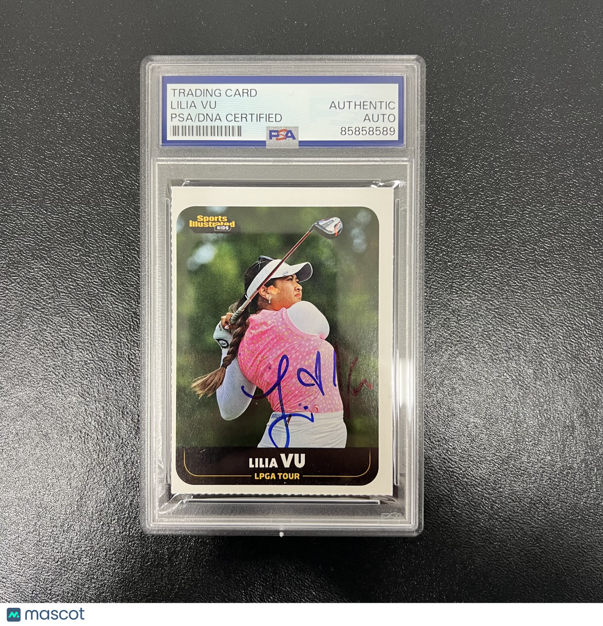 Sports Illustrated Kids#1072 Highest Pop Lilia Vu Signed Card PSA Autographed