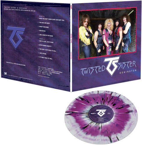 Twisted Sister - Donington [Purple/Black/White Splatter]