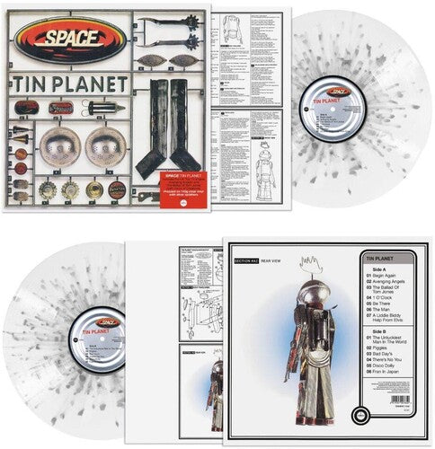 Space - Tin Planet - 140-Gram Clear & Silver Splatter Colored Vinyl