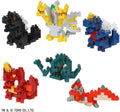 Nanoblock - Godzilla Assortment 2, Mininano Series (box Of 6) - Collectibles