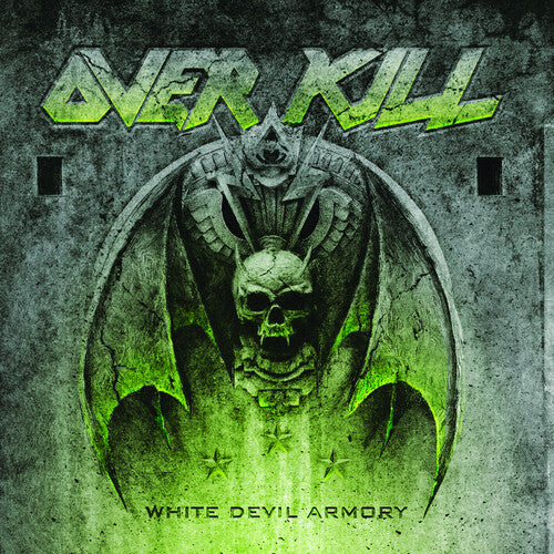 Overkill - White Devil Armory - Neon Green W/black Splatter - Vinyl Record