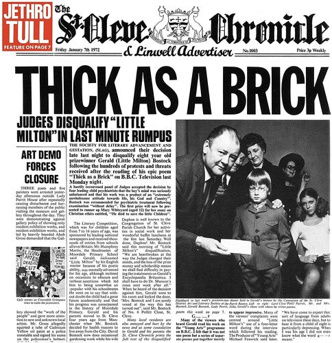 Jethro Tull - Thick As A Brick (40th Anniversary Edition) - Music CD