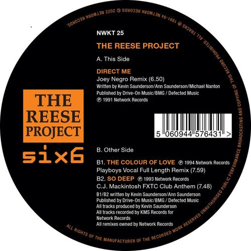 Reese Project - Remixes - Vinyl Record