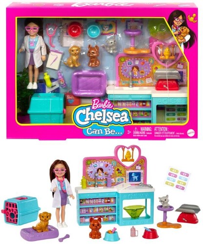 Barbie - Barbie Chelsea Can Be Pet Vet Brunette - Collectibles