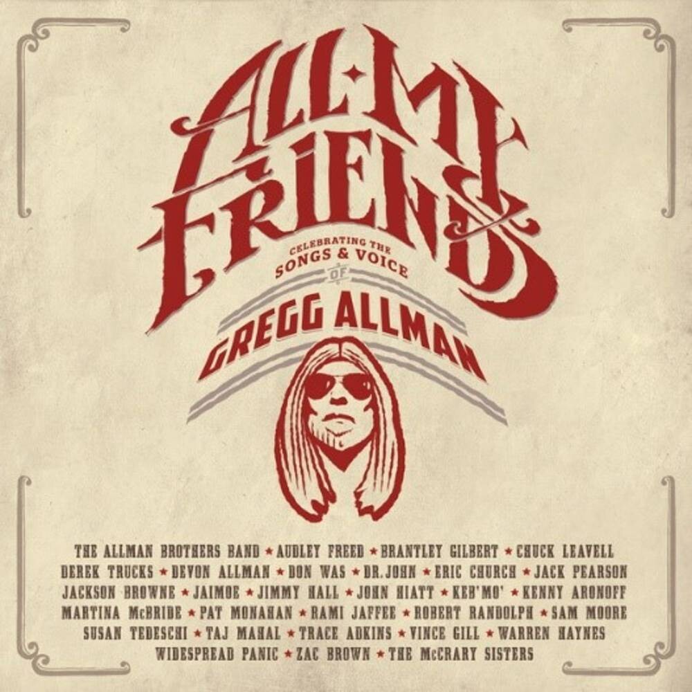 All My Friends: Celebrating The Songs & Voice Of Gregg Allman [Indie Exclusive Limited Edition Gold LP Box Set+Back Stage Pass] Vinyl Record