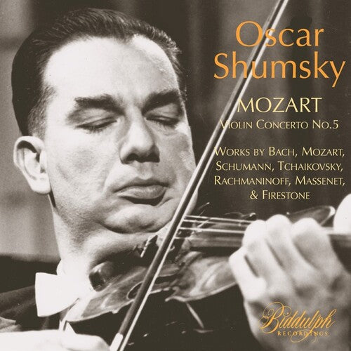 Mozart / Shumsky,oscar - Oscar Shumsky Plays Mozart Concerto 5 & Other - Music CD