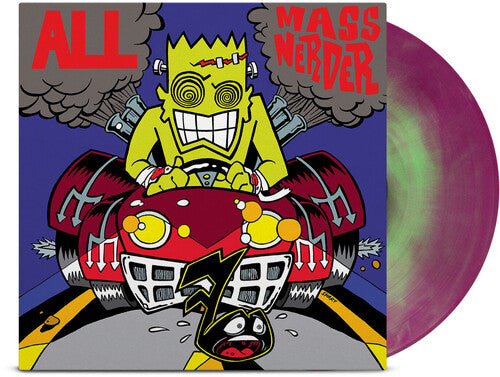 All - Mass Nerder - Opaque Green & Purple Galaxy - Vinyl Record