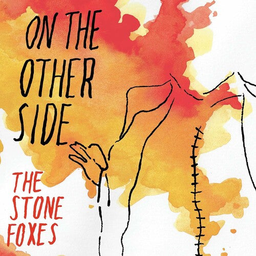 Stone Foxes - On The Other Side - Yellow Orange Swirl - Vinyl Record