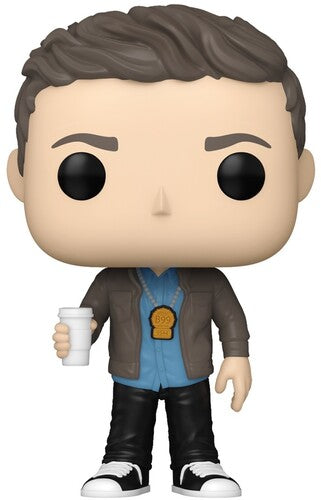 Funko Pop! Television: - Brooklyn Nine-nine - Jake W/ Bagel - Collectibles