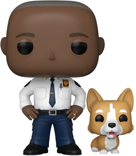 Funko Pop!&buddy: - Brooklyn Nine-nine - Cpt Holt W/dog - Collectibles