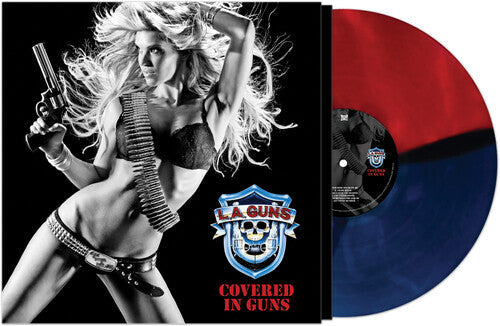 L.A. Guns - Covered In Guns - Red & Blue