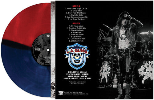 L.A. Guns - Covered In Guns - Red & Blue